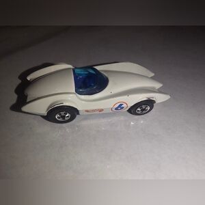 1976 Hot Wheels Second Wind White Blue Orange Loose Diecast 1:64 RARE
